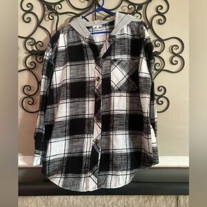 Maurices Monochrome Plaid Shirt